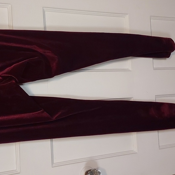 Commando Perfect Control Berry Velvet Leggings Extra Large - Picture 11 of 12